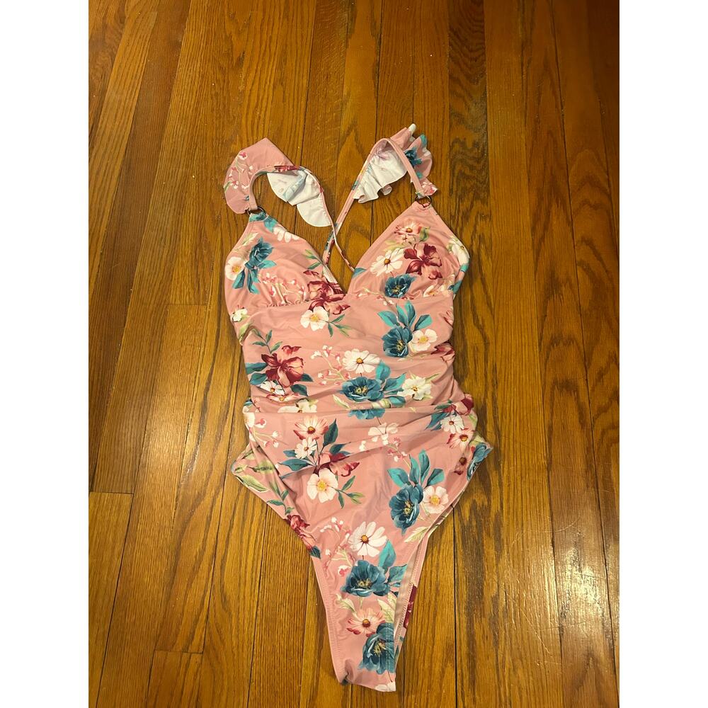 Floral swim suit